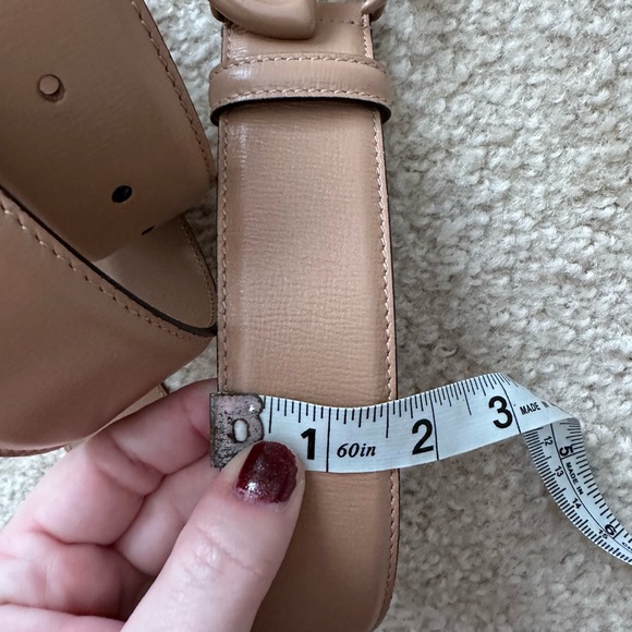 GUC Gucci marmont khaki tan belt size 110 authentic - Picture 4 of 4